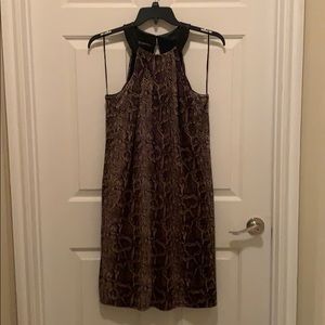 I.N.C. Brown Snakeskin Dress